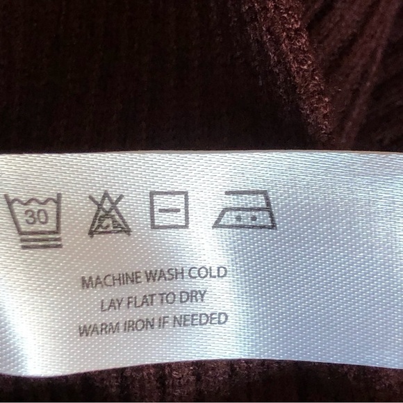 Modern Citizen Sweater The Lou Rib Knit Bell  Sleeve Deep Burgundy Size 3X - Picture 5 of 13